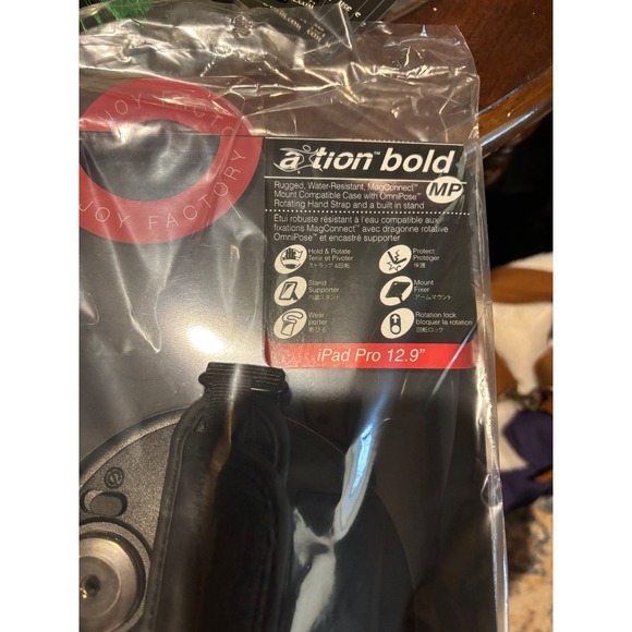 The Joy Factory Action Bold MP iPad Pro 12.9 Rugged Case MagConnect Rotating - Picture 1 of 3